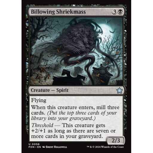 Foundations - 56 - Billowing Shriekmass - Uncommon - B - Non-foil