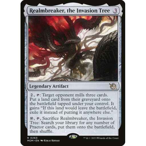 March of the Machine - 263 - Realmbreaker, the Invasion Tree - Rare - C - Non-foil