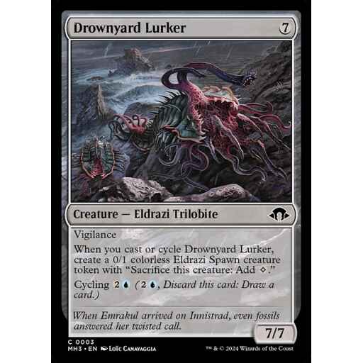 Modern Horizons 3 - 3 - Drownyard Lurker - Common - C - Foil