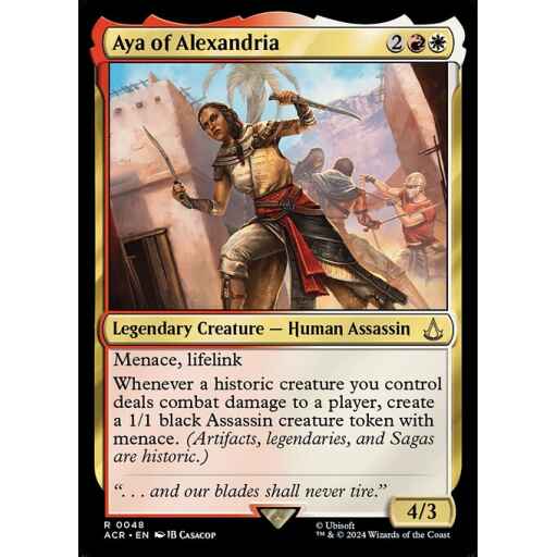 Assassin's Creed - 48 - Aya of Alexandria - Rare - WR - Non-foil