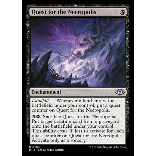 Modern Horizons 3 - 104 - Quest for the Necropolis - Uncommon - B - Non-foil