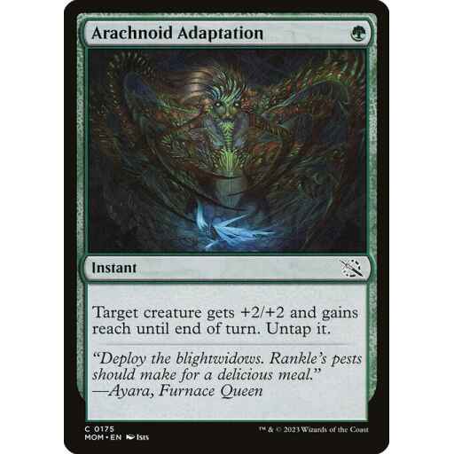 March of the Machine - 175 - Arachnoid Adaptation - Common - G - Non-foil