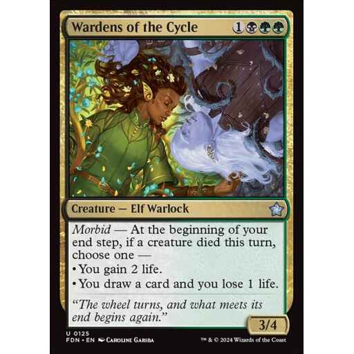 Foundations - 125 - Wardens of the Cycle - Uncommon - BG - Non-foil
