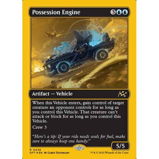 Aetherdrift - 438 - Possession Engine - Rare - U - Foil