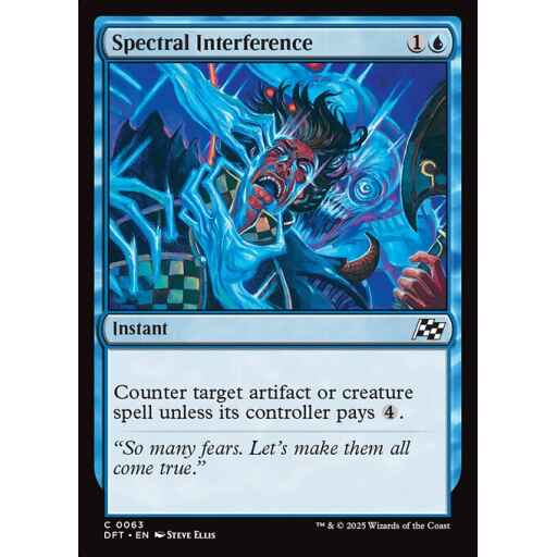 Aetherdrift - 63 - Spectral Interference - Common - U - Foil