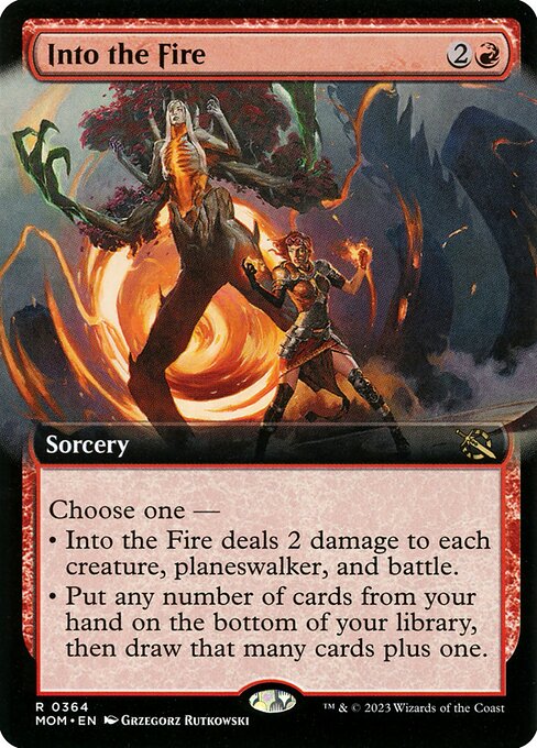 March of the Machine - 364 - Into the Fire - Rare - R - Non-foil