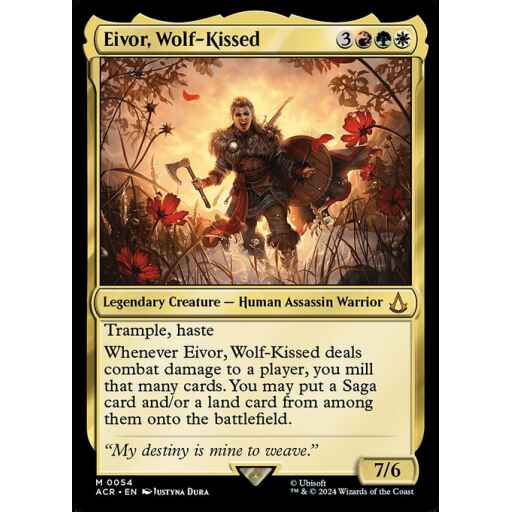 Assassin's Creed - 54 - Eivor, Wolf-Kissed - Mythic - Multi - Non-foil