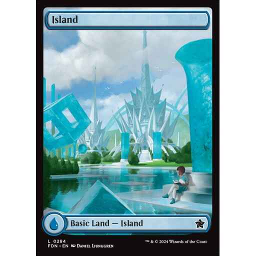Foundations - 284 - Island - Common - C - Non-foil