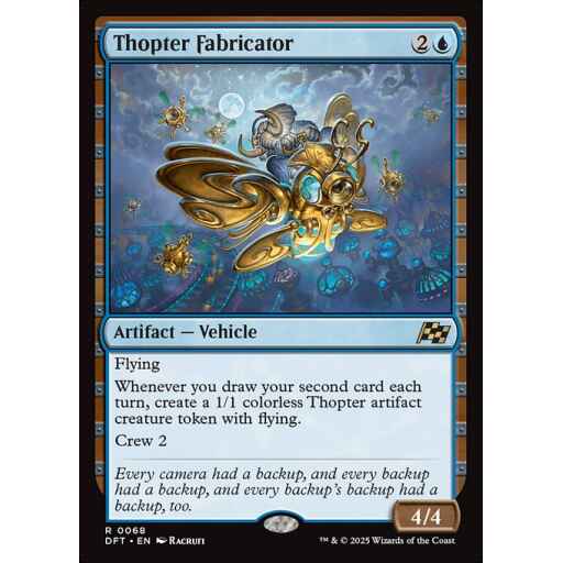 Aetherdrift - 68 - Thopter Fabricator - Rare - U - Non-foil
