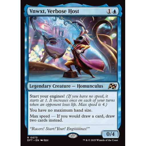 Aetherdrift - 73 - Vnwxt, Verbose Host - Rare - U - Non-foil