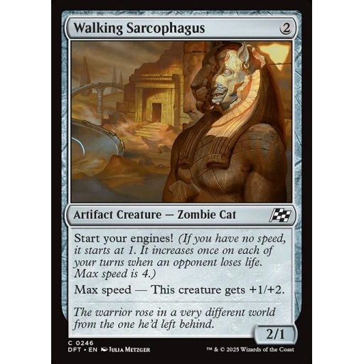 Aetherdrift - 246 - Walking Sarcophagus - Common - C - Non-foil