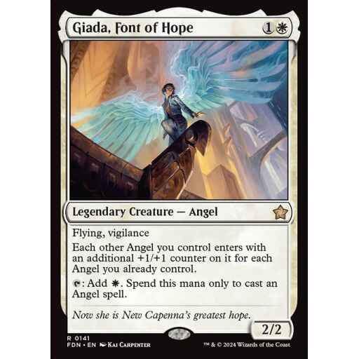 Foundations - 141 - Giada, Font of Hope - Rare - W - Non-foil