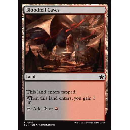 Foundations - 259 - Bloodfell Caves - Common - C - Non-foil