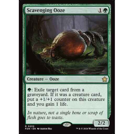 Foundations - 232 - Scavenging Ooze - Rare - G - Non-foil