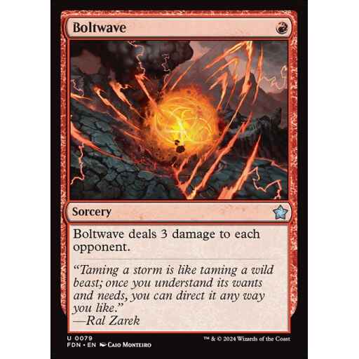 Foundations - 79 - Boltwave - Uncommon - R - Foil
