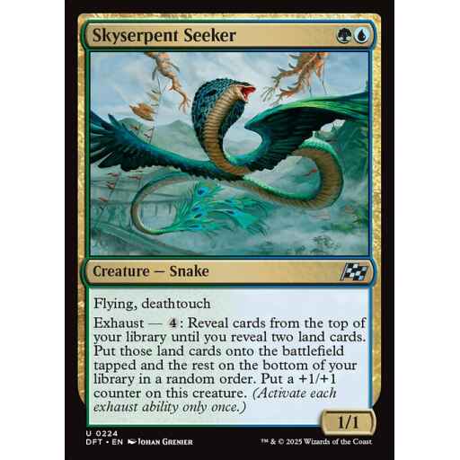 Aetherdrift - 224 - Skyserpent Seeker - Uncommon - UG - Non-foil