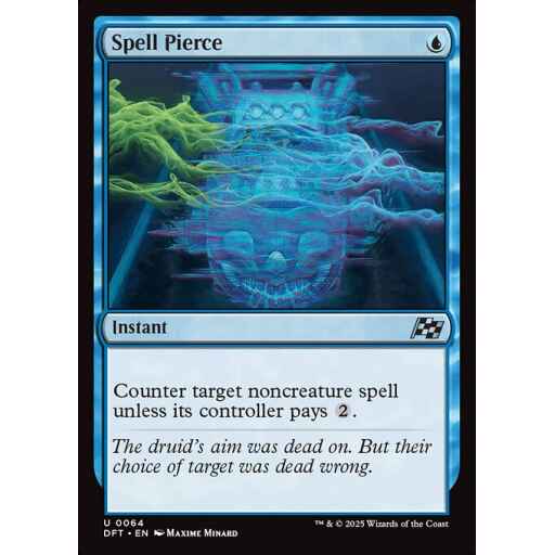 Aetherdrift - 64 - Spell Pierce - Uncommon - U - Foil