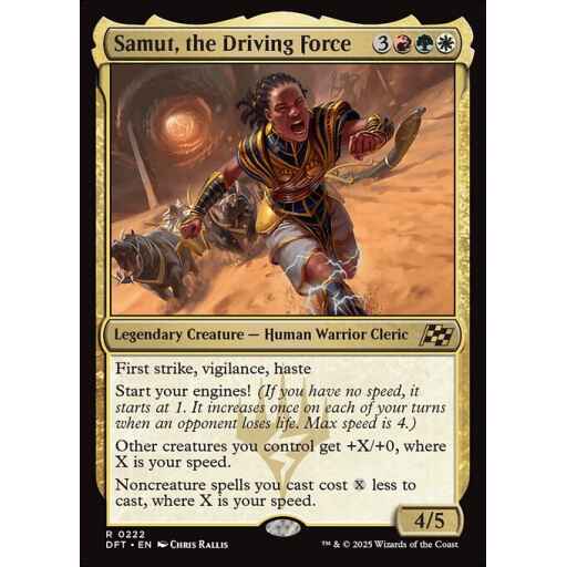 Aetherdrift - 222 - Samut, the Driving Force - Rare - Multi - Non-foil