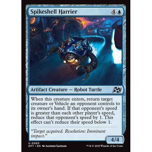 Aetherdrift - 65 - Spikeshell Harrier - Uncommon - U - Foil
