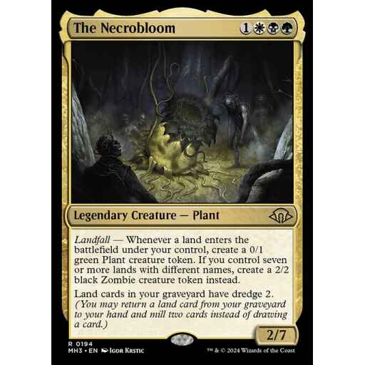 Modern Horizons 3 - 194 - The Necrobloom - Rare - Multi - Non-foil