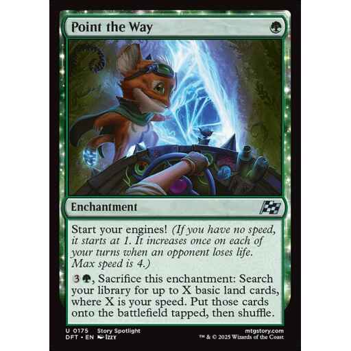 Aetherdrift - 175 - Point the Way - Uncommon - G - Non-foil