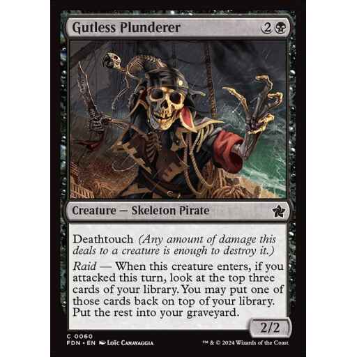 Foundations - 60 - Gutless Plunderer - Common - B - Foil