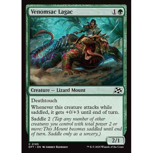Aetherdrift - 185 - Venomsac Lagac - Common - G - Foil