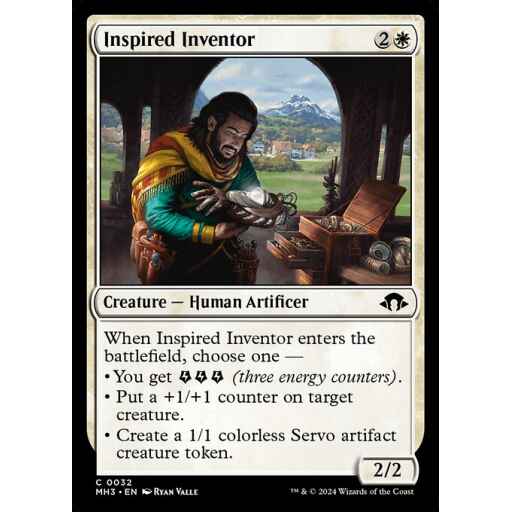 Modern Horizons 3 - 32 - Inspired Inventor - Common - W - Non-foil