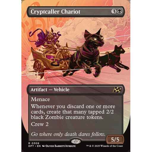 Aetherdrift - 306 - Cryptcaller Chariot - Rare - B - Non-foil