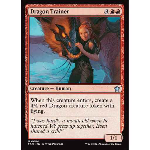 Foundations - 84 - Dragon Trainer - Uncommon - R - Non-foil
