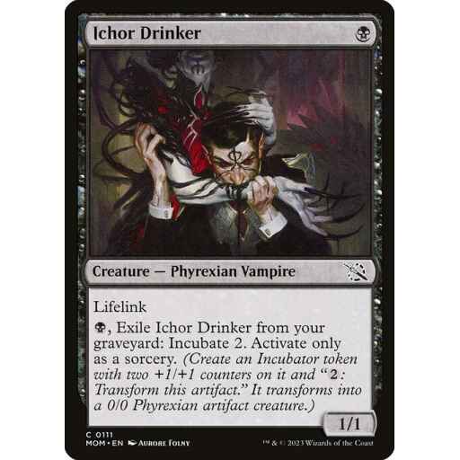 March of the Machine - 111 - Ichor Drinker - Common - B - Non-foil