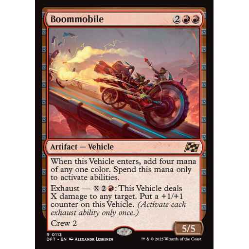 Aetherdrift - 113 - Boommobile - Rare - R - Non-foil
