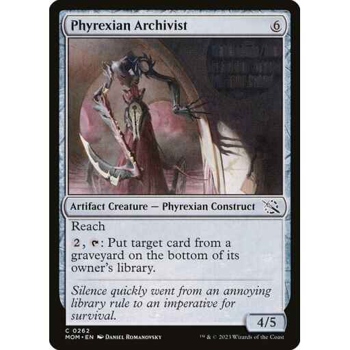 March of the Machine - 262 - Phyrexian Archivist - Common - C - Foil