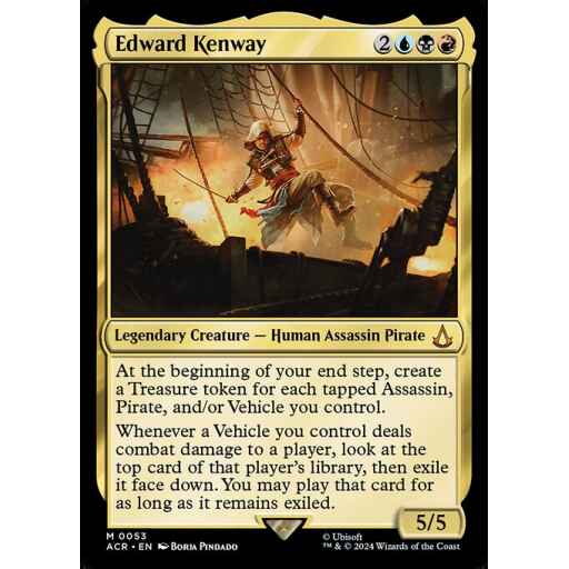 Assassin's Creed - 53 - Edward Kenway - Mythic - Multi - Non-foil