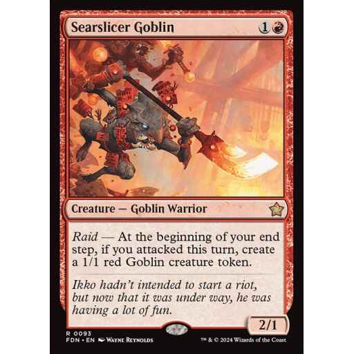 Foundations - 93 - Searslicer Goblin - Rare - R - Non-foil