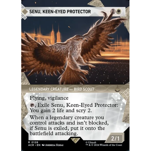 Assassin's Creed - 128 - Senu, Keen-Eyed Protector - Rare - W - Non-foil