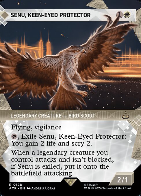 Assassin's Creed - 128 - Senu, Keen-Eyed Protector - Rare - W - Non-foil