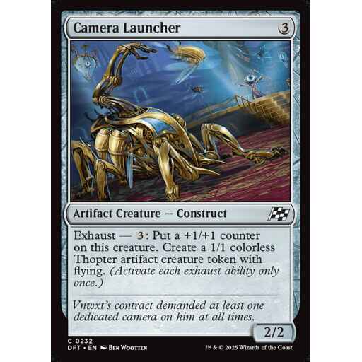 Aetherdrift - 232 - Camera Launcher - Common - C - Non-foil