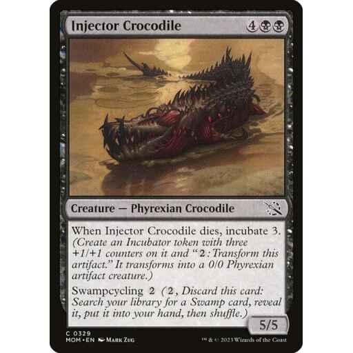 March of the Machine - 329 - Injector Crocodile - Common - B - Non-foil