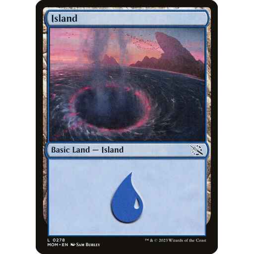 March of the Machine - 278 - Island - Common - C - Foil