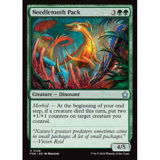Foundations - 108 - Needletooth Pack - Uncommon - G - Foil
