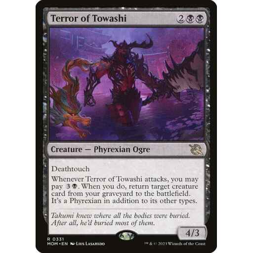 March of the Machine - 331 - Terror of Towashi - Rare - B - Non-foil