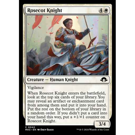 Modern Horizons 3 - 42 - Rosecot Knight - Common - W - Non-foil