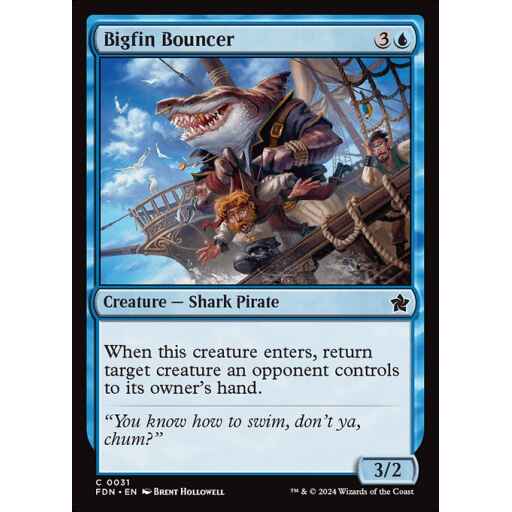 Foundations - 31 - Bigfin Bouncer - Common - U - Non-foil