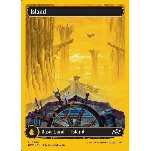 Aetherdrift - 508 - Island - Common - C - Foil