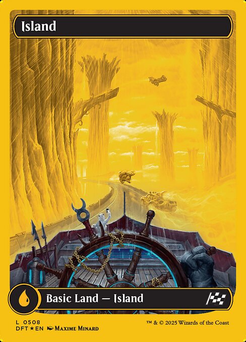 Aetherdrift - 508 - Island - Common - C - Foil