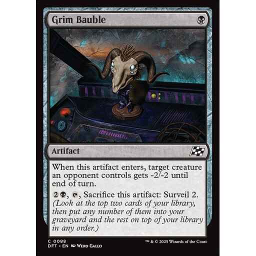 Aetherdrift - 88 - Grim Bauble - Common - B - Foil