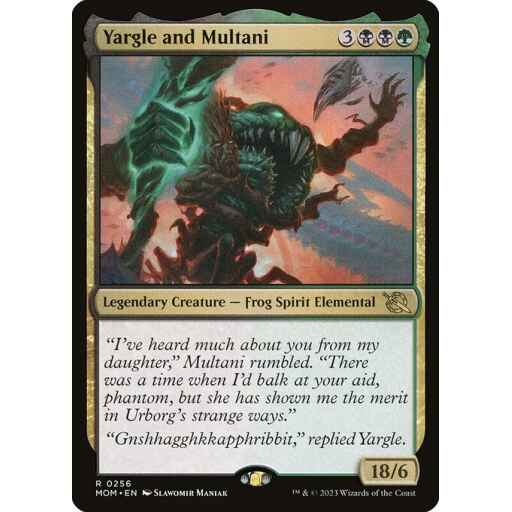 March of the Machine - 256 - Yargle and Multani - Rare - BG - Non-foil