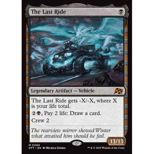 Aetherdrift - 94 - The Last Ride - Mythic - B - Non-foil