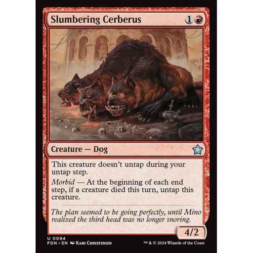 Foundations - 94 - Slumbering Cerberus - Uncommon - R - Foil